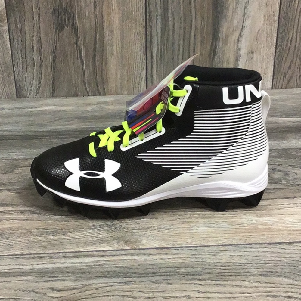 NEW Under Armour Hammer Mid RM Black / White - Picture 3 of 6